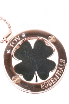 TOV ESSENTIALS |  Necklace leaf | rose/silver