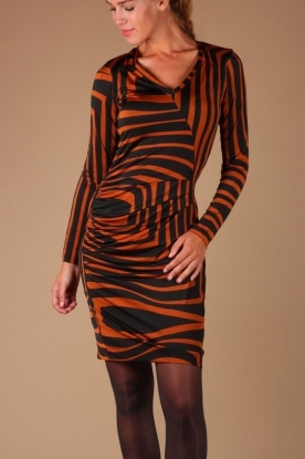 Ana Alcazar | Dress Jose | black/brown