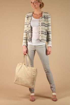IRO |  Boucle jacket Lizzie | black/off-white