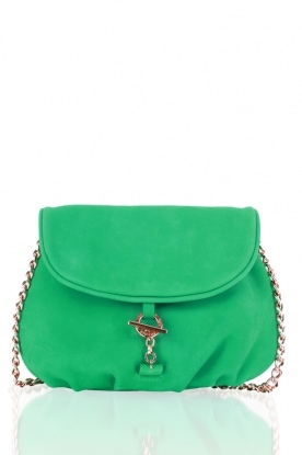 Leather clutch Saint Tropez | jade
