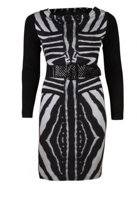 Dress Isabella | grey/black