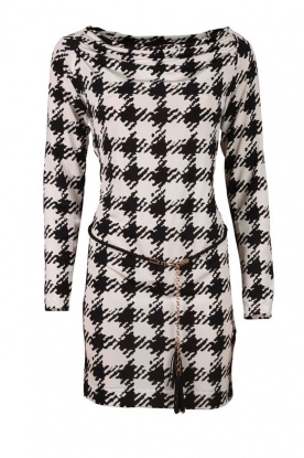 Tunic dress Sharon | black/white Tunic dress Sharon | black/white