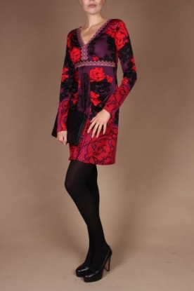  Silk dress Jamy | red