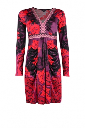 Zijden jurk Jamy | rood