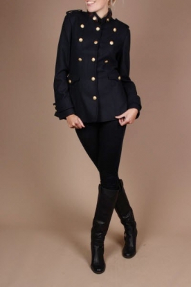 Hunkydory |  Wool coat Academy | d.navy