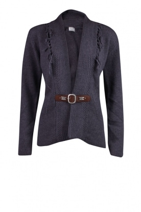 Wollen vest Brockton | marine melange