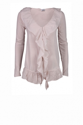 Tuniektop Paxton Ruffle | zachtroze