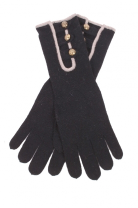 Wollen handschoenen Heritage | zwart