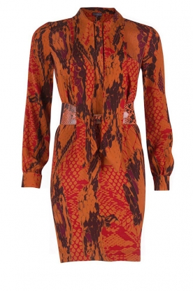 Silk blouse dress Katy | orange