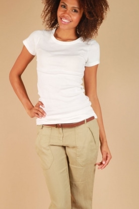 Michael Stars | T-shirt Raw | wit