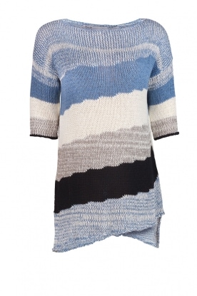 Knit sweater Marjolein | blue
