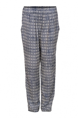 Printed pants Maria | blue