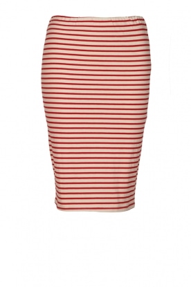 Skirt Lara | white/red