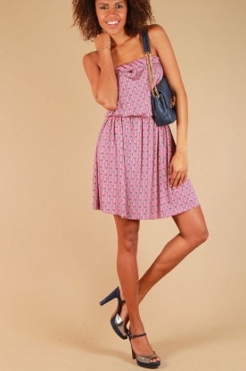 Fairly |  Strapless dress Daphne| Pink