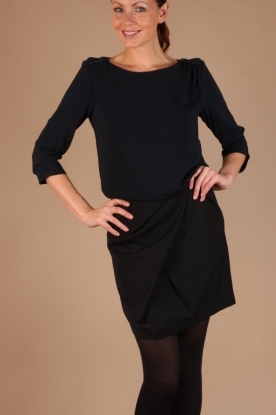 IKKS |  Dress Valerie | balck/blue