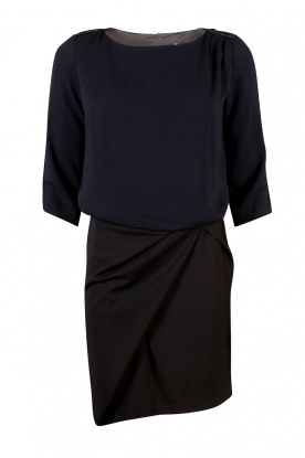 Dress Valerie | balck/blue