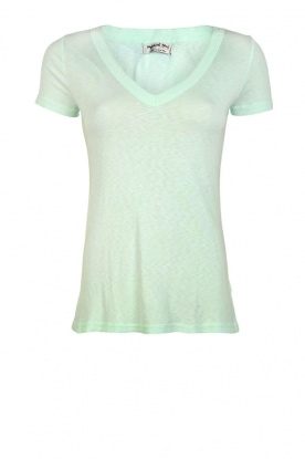 T-shirt v-hals Jena | mint