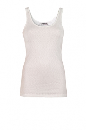 Mouwloze top Iris | wit