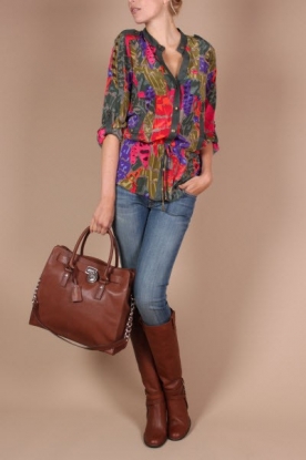 Hale Bob | Zijden blouse Lea | multi
