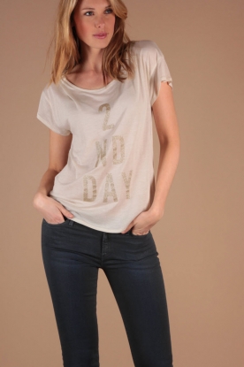 2ND DAY |  T-shirt Brand Shine | off-white