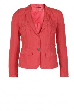 Linen colbert Anabella | red