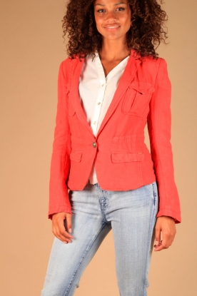 IKKS |  Linen colbert Anabella | red
