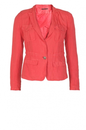 Linen colbert Anabella | red Linen colbert Anabella | red