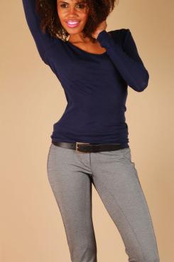 Fine Collection |  Top Silvana | night blue