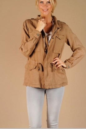 IKKS |  Linen jacket Cava | sand