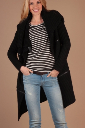 2ND DAY |  Knitted cardigan Bonaq | black