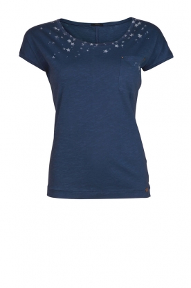 T-shirt Lauren | donkerblauw