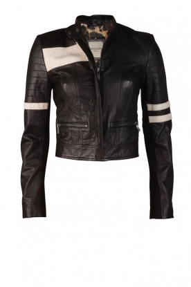 Leather bikerjacket Rio | black Leather bikerjacket Rio | black