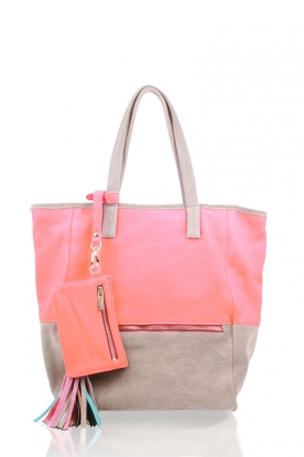 Suede bag Fira | coral