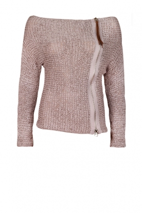 sweater zippy Japan | mauve