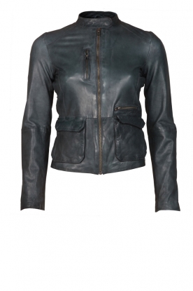 Leather jacket Alicia | grey