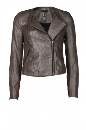 Biker jacket July | silver Biker jacket July | silver