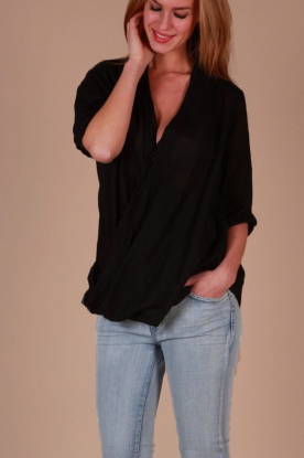 Hunkydory |  Top Essentials Twist Wrap| black