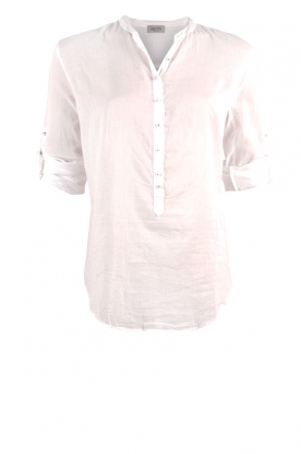 Blouse Henley | white Blouse Henley | white