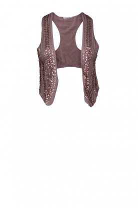 Top paillettes Beryl | brunette