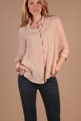 L'Autre Chose |  Silk blouse Fiji | nude