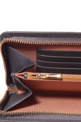 Leather purse Portafogli | d.grey