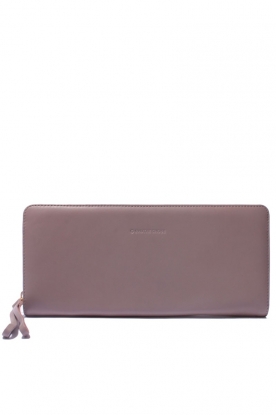 Leather purse Portafogli | old pink
