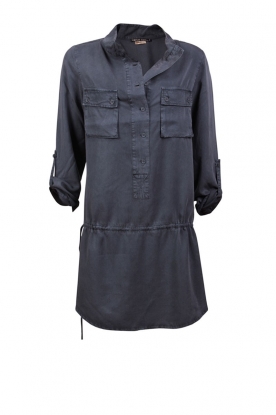 Tencel blouse Midnight | smokey blue