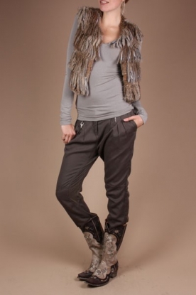 Patrizia Pepe | Cargo pant Lieke | mud brown