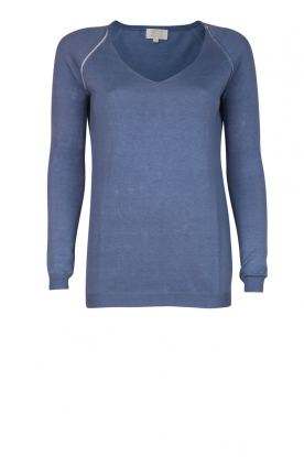 Dip-dye shirt Mika | blue lila