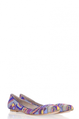 Leather flats Mex | blue Leather flats Mex | blue
