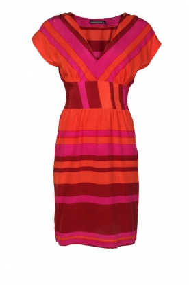 Silk dress Talencia |  fuchsia