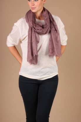 MYNUKA |  Scarf Hearts | bordeaux