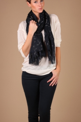 MYNUKA |  Scarf Hearts | blauw