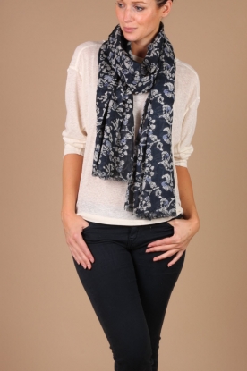 MYNUKA |  Scarf Flower | blue